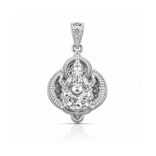 Lucy Silver Ganesh Pendant