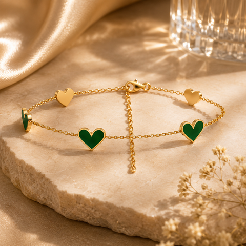 Eira Silver Enamel Bracelet