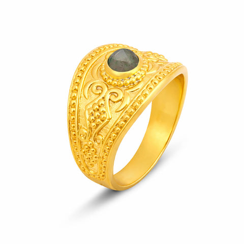 Rumi Silver Adjustable Ring
