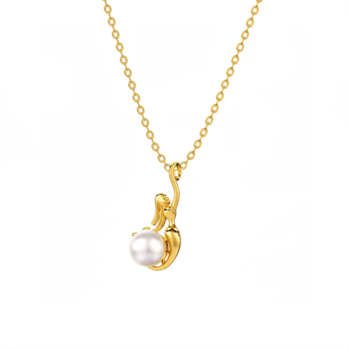Wren Silver Pearl Necklace