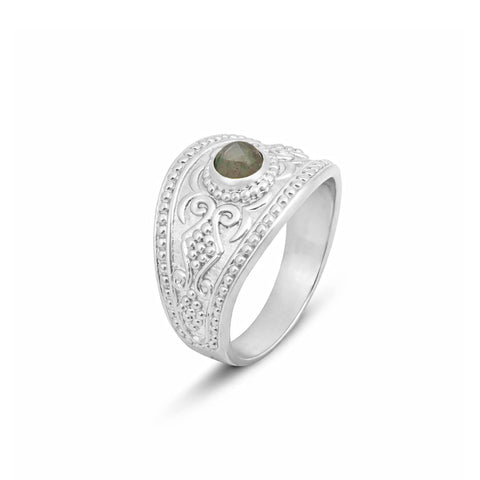 Rumi Silver Adjustable Ring