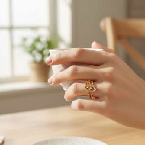 Zoya Silver Adjustable Ring