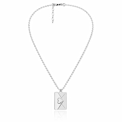 Rela Silver Heart Necklace