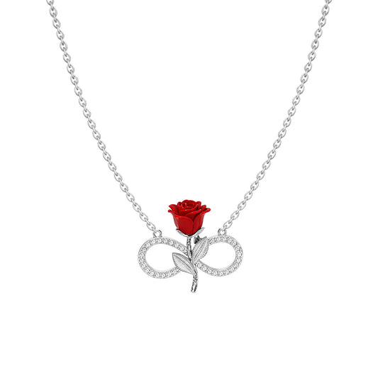 Mira Silver Zirconia Necklace