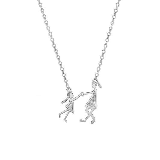 Zari Silver  Necklace