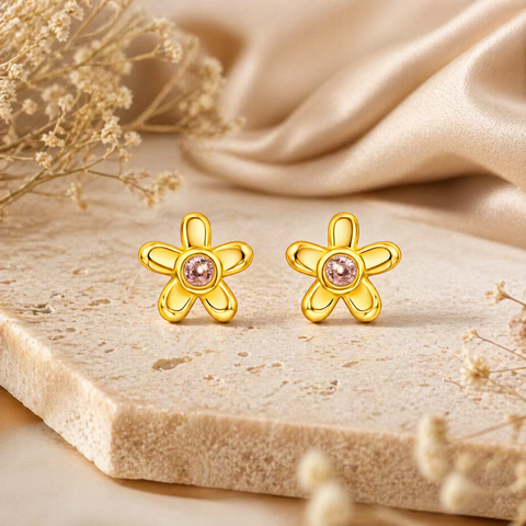 Kate Silver Flower Earrings