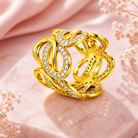 Ana Silver Adjustable Ring