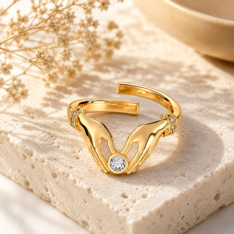 Alva Silver Adjustable Ring