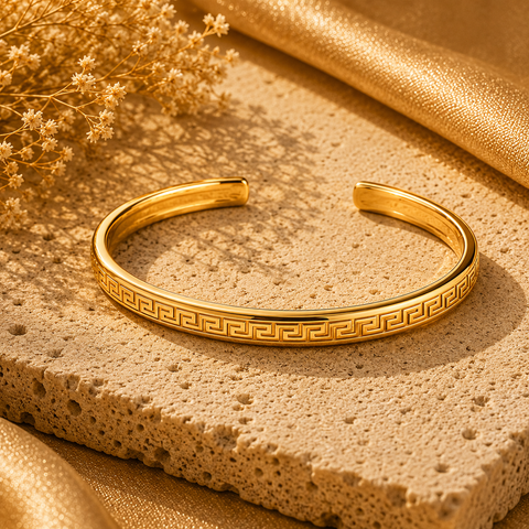 Mack Silver Bangle Bracelet