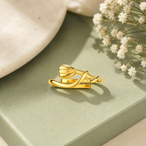 Luni Silver Adjustable Ring