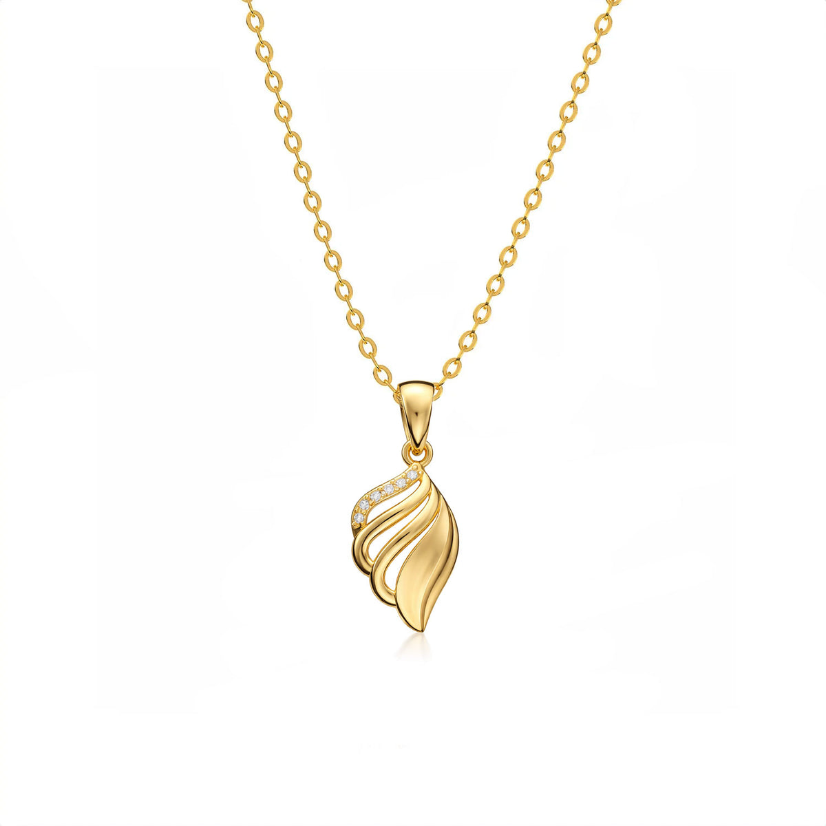 Gyra Silver  Necklace
