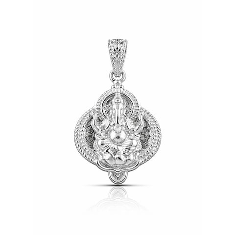 Lucy Silver Ganesh Pendant
