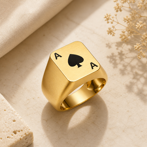 Joel Silver Ace Adjustable Ring