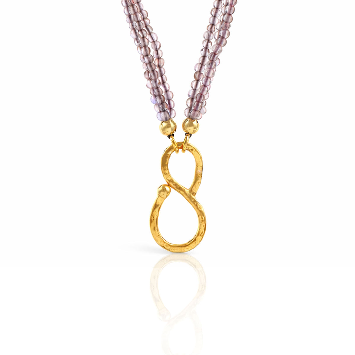 Cleo Silver Quartz Necklace