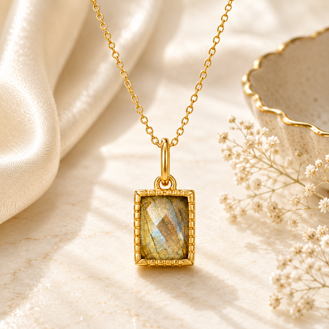 Nora Silver Labradorite Pendant