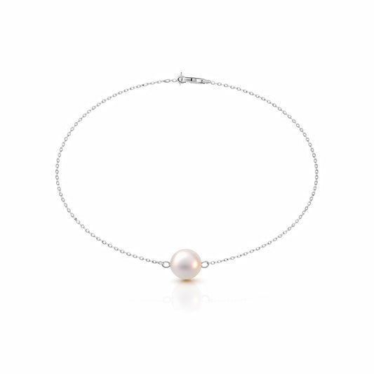 Enna Silver Pearl Anklet