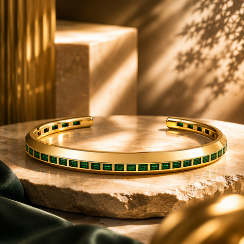 Kite Silver Zirconia Bangle