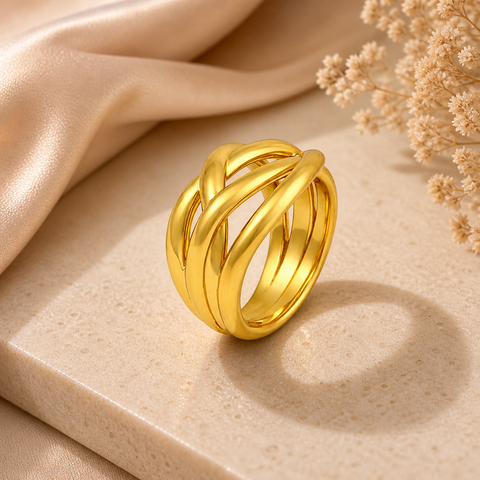 Sia Silver Adjustable Ring