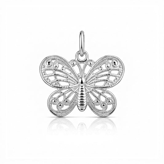Ava Silver Butterfly Pendant