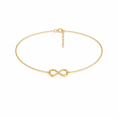 Mira Silver Infinity Anklet