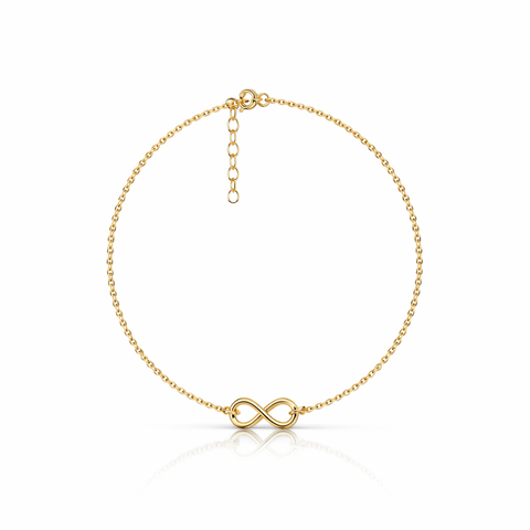 Mira Silver Infinity Anklet