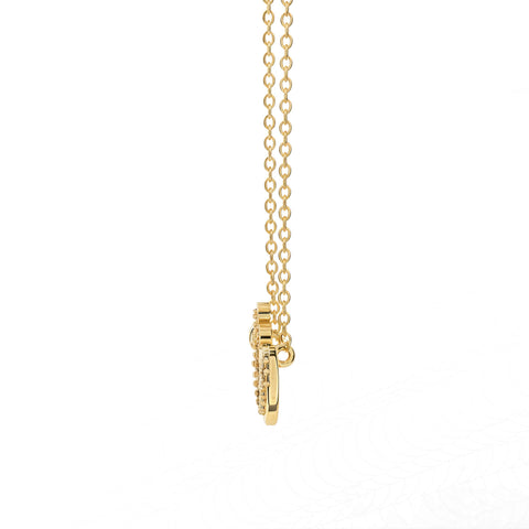 Dami Silver Zirconia Infinity  Necklace