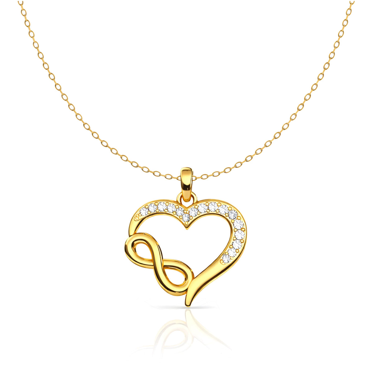 Sova Silver Heart Necklace