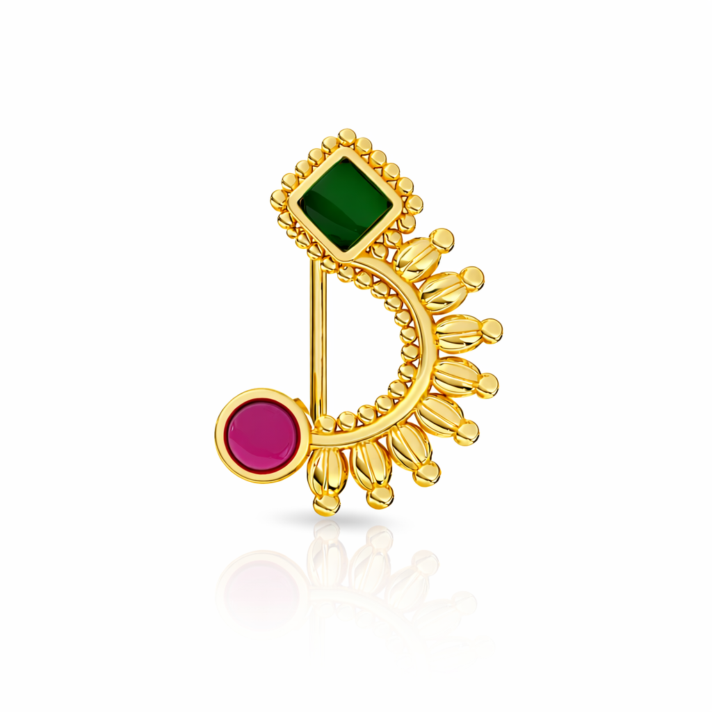 Cyna Silver Nose Pin