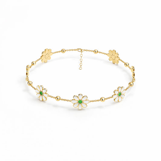 Zia Silver Anklet