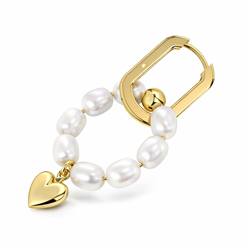 Eli Silver Pearl Earrings