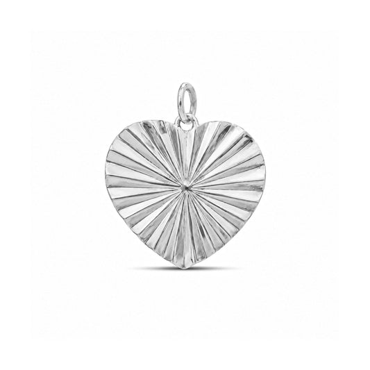 Isha Silver Heart Pendant
