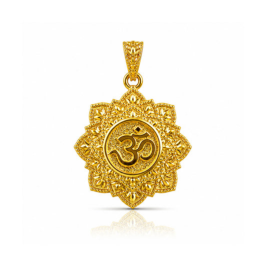 Lily Silver OM  Pendant