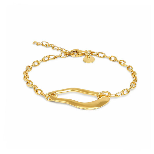 Nyla Silver Organic Bracelets