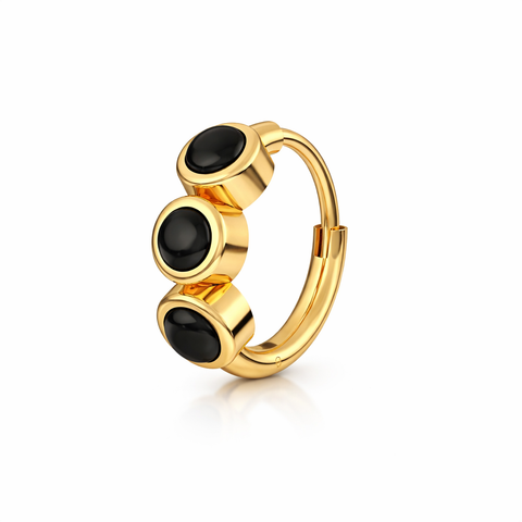 Ayza Silver Nose Pin
