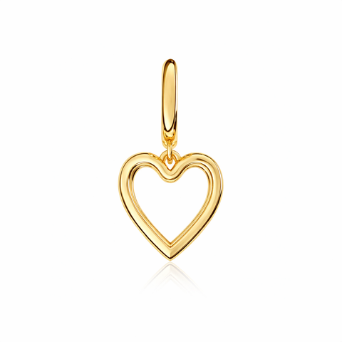 Peri Silver Heart Earrings