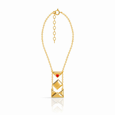 Kyra Silver Heart Necklace