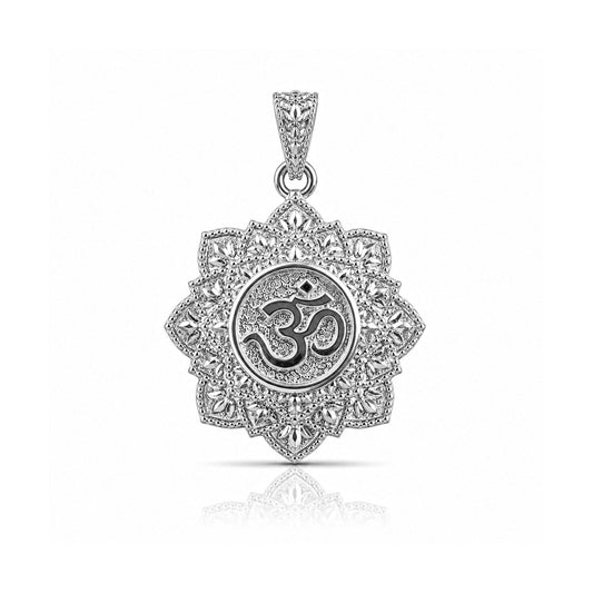 Lily Silver OM  Pendant