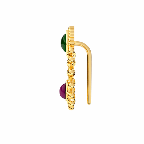 Cyna Silver Nose Pin
