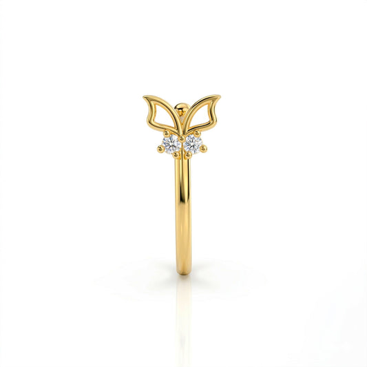 Aqra Silver Nose Pin