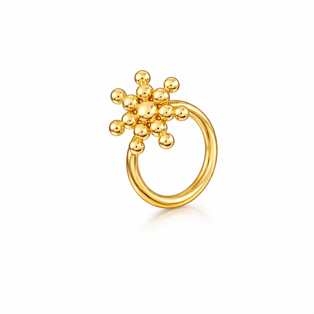 Alra Silver Nose Pin