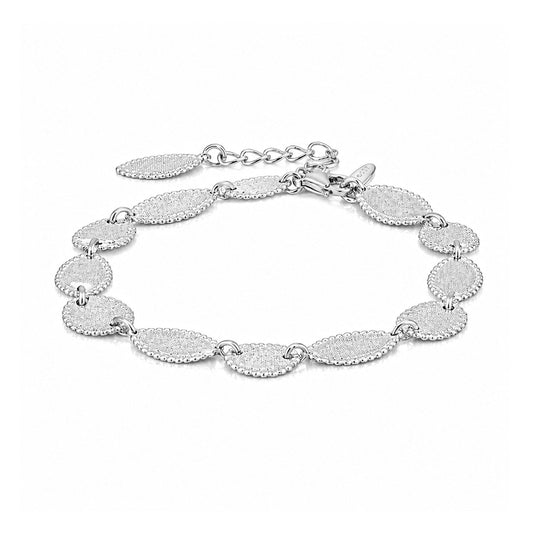 Lucy Silver Hammered Bracelets