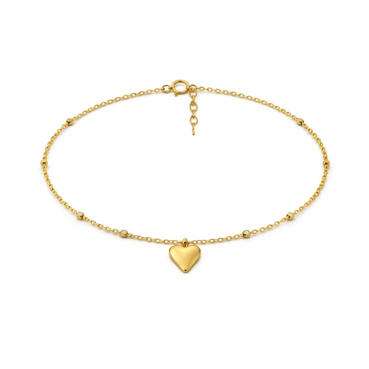 Iria Silver Anklet