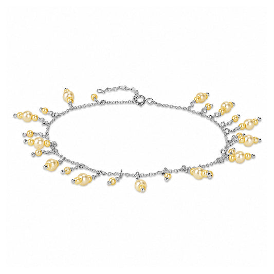 Jaya Silver Pearl Anklet