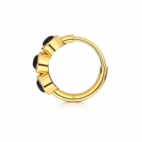 Ayza Silver Nose Pin