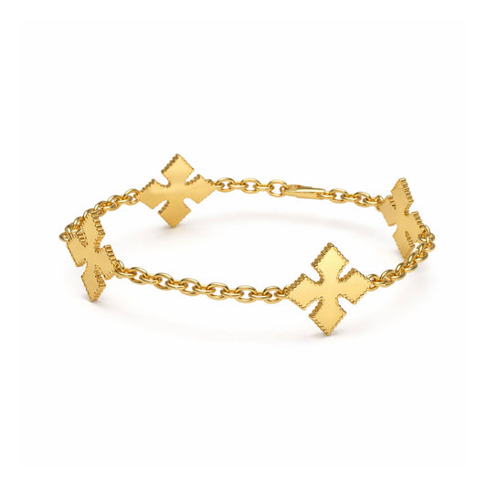 Lucy Silver Bangle Bracelet