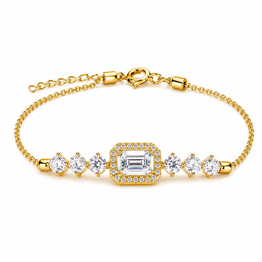 Aris Silver Zirconia Bracelets