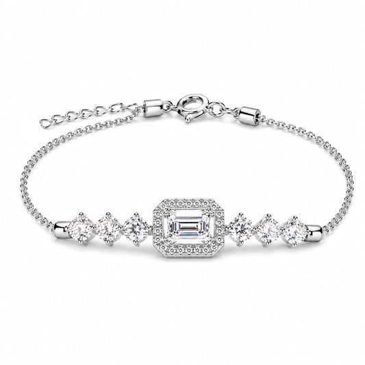 Aris Silver Zirconia Bracelets