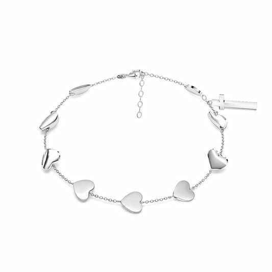 Huni Silver Heart Bracelet
