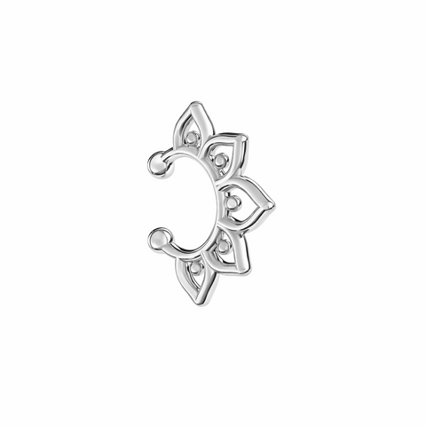 Nova Silver Nose Pin