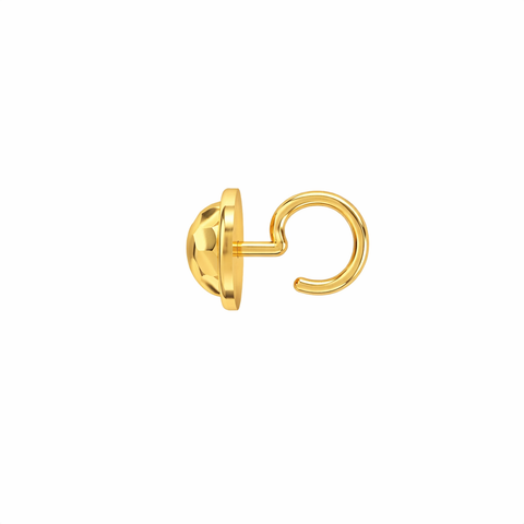 Evia Silver Nose Pin